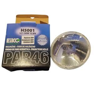 Halogen Automotive Sealed Beam Lamp (Part #H5001) - High Performance, 50W, 13V
